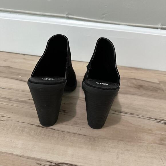 BP Black Suede Mules - Picture 4 of 7